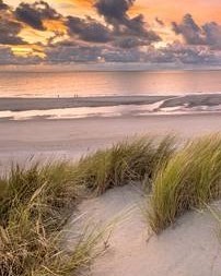 98346528-zonsondergangmening-vanaf-duinbovenkant-over-noordzee-en-kanaal-in-zeeland-nederland